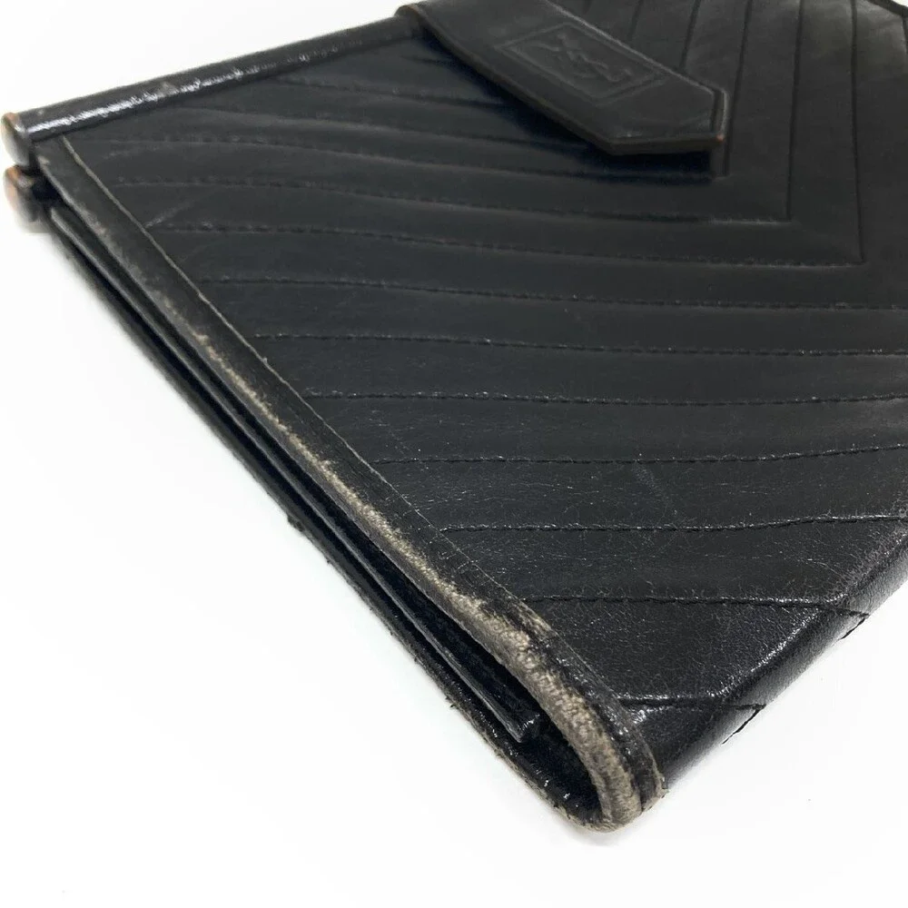 Yves Saint Laurent Clutch Bag Black Ysl #240726Y22B - Picture 5 of 10